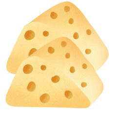 cheese isolated on white