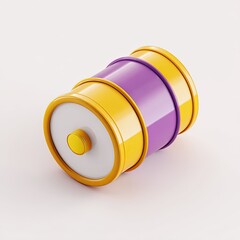 Stacked cylindrical energy container