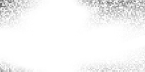 Simple grunge dotted halftone gradient texture. Vanishing polka dot background simple abstract modern