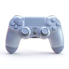 Light gray modern gaming controller