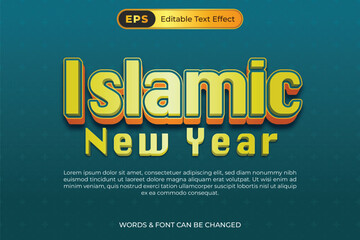 Islamic New Year Text Effect
