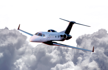 Sleek Phenom 300E Private Jet Illustration png pic 