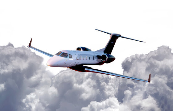 Sleek Phenom 300E Private Jet Illustration png pic 