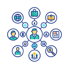 Business & Work Icon Set – Minimal, Modern, and Versatile .