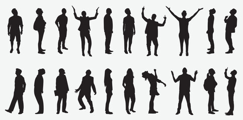 looking up vector silhouettes.