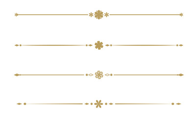  Text dividers. set of Vintage decorative lines. Separator vintage. decorative line. Vector illustration