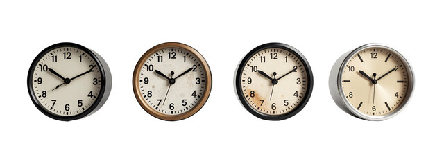 A set of three clocks