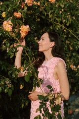 Girl pink dress