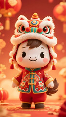 Cartoon Zodiac Horse Character Illustration for 2026