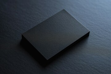 Detailed Image of Premium Quality Black Card Mockup