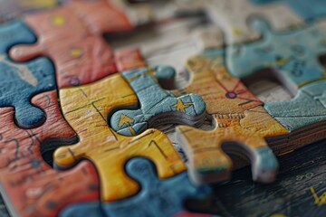 High Definition Image of Ai Learning Puzzle Toy with Smart Math Guide