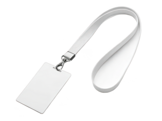 lanyard png neck strap with clip png badge holder lanyard png ID card accessory png safety breakaway lanyard png woven fabric strap png event or office use png transparent background image