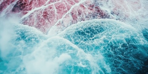 Abstract water textures of  vibrant colors