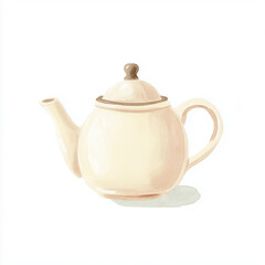 Obraz premium teapot isolated on white background