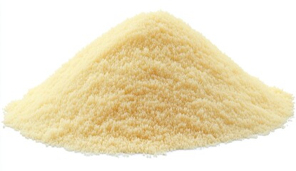 Pile of pale yellow powder (4)