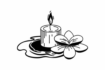 birthday cake with candles