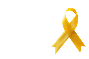 Gold awareness ribbon (1)