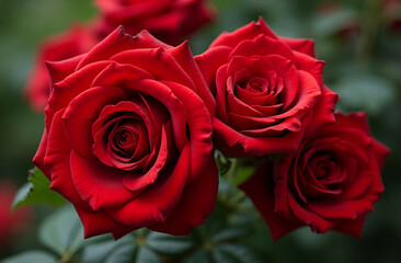 red roses