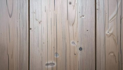 Obraz premium Close up on Natural Beige Painted Wooden Planks Showing Natural Patterns and Wood Grain With Vertical Orientation