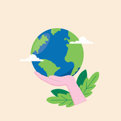 Protecting Our Planet A Hand in Global Sustainability and Environmental Conservation