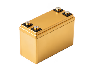 gold mount battery png camera battery png V-mount battery png professional video battery png high capacity power pack png studio battery png rechargeable battery png transparent background image