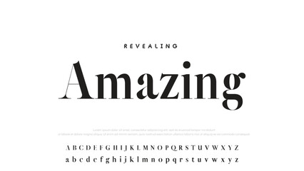 Minimal luxury font alphabet logo. Typography beauty fashion elegant minimalist serif italic fonts decorative wedding vintage retro logos. vector illustration