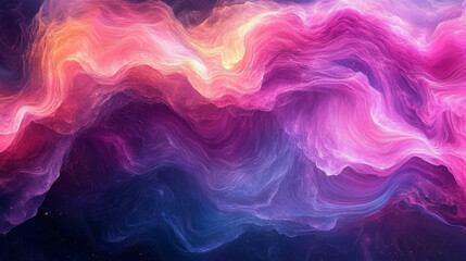 Obraz premium Abstract swirling nebula in vibrant colors