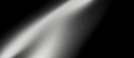 Black grainy background white noise texture abstract gradient shape dark backdrop design
