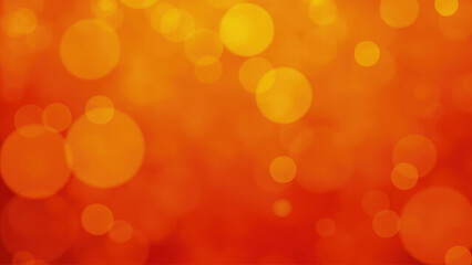 Obraz premium Abstract orange bokeh background bright lights festive design