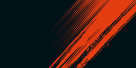 Halftone dots red and blue color pattern gradient grunge texture background. Dot pop art comic sport style vector illustration. grunge vector dots . eps 10