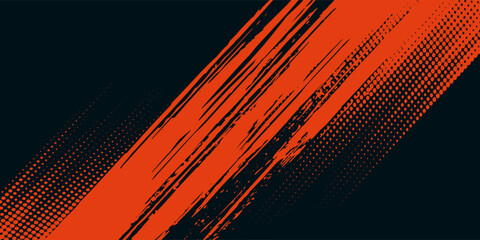 Halftone dots red and blue color pattern gradient grunge texture background. Dot pop art comic sport style vector illustration. grunge vector dots . eps 10