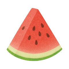 watermelon isolated on white