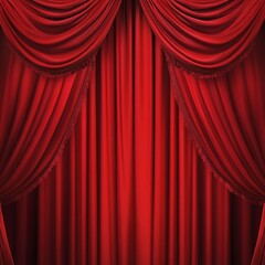Red curtain inspiration classic theater settings opera backgrounds interior decor photography stage ideas