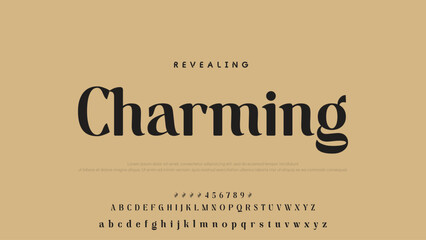 Minimal luxury font alphabet logo. Typography beauty fashion elegant minimalist serif italic fonts decorative wedding vintage retro logos. vector illustration