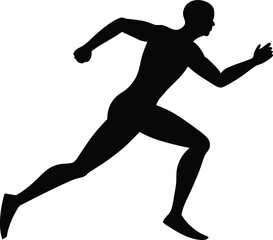 runner man vector
