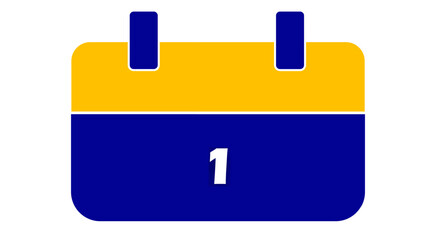 yellow calendar icon 1