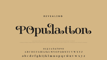Beauty Luxury font alphabet logo. Typography beautiful fashion elegant classic letters serif italic fonts decorative wedding vintage font. vector illustration.