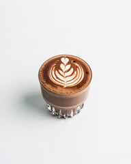 Mochaccino whit background