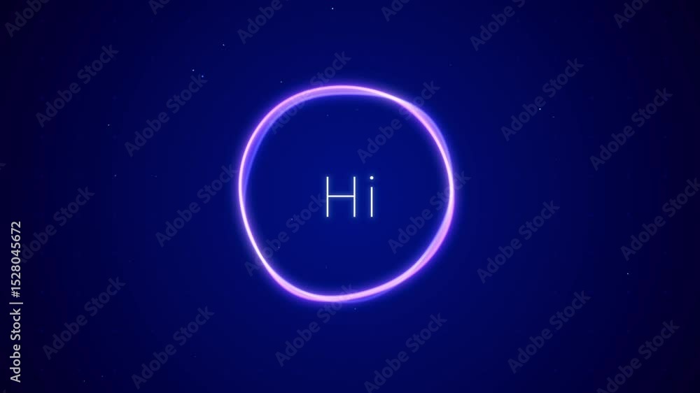 Poster abstract ai text to speech voice generation app concept, smart personal assistant chat bot talking, 