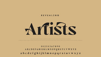 Beauty Luxury font alphabet logo. Typography beautiful fashion elegant classic letters serif italic fonts decorative wedding vintage font. vector illustration.