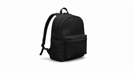 Fototapeta premium black bag isolated on white