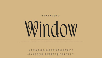 Beauty Luxury font alphabet logo. Typography beautiful fashion elegant classic letters serif italic fonts decorative wedding vintage font. vector illustration.