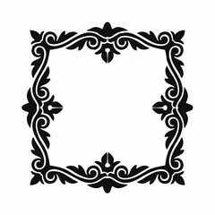 Graphic black frame for decor...