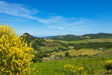 Obraz premium Springtime In The Beautiful Tuscan Countryside