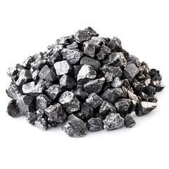 A pile of raw nickel ore before processing