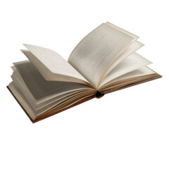 Open Book Floating in Air, Knowledge, Education, and Reading Concept