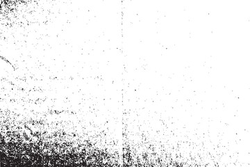 Abstract grunge black and white distressed texture overlay effect vector design element