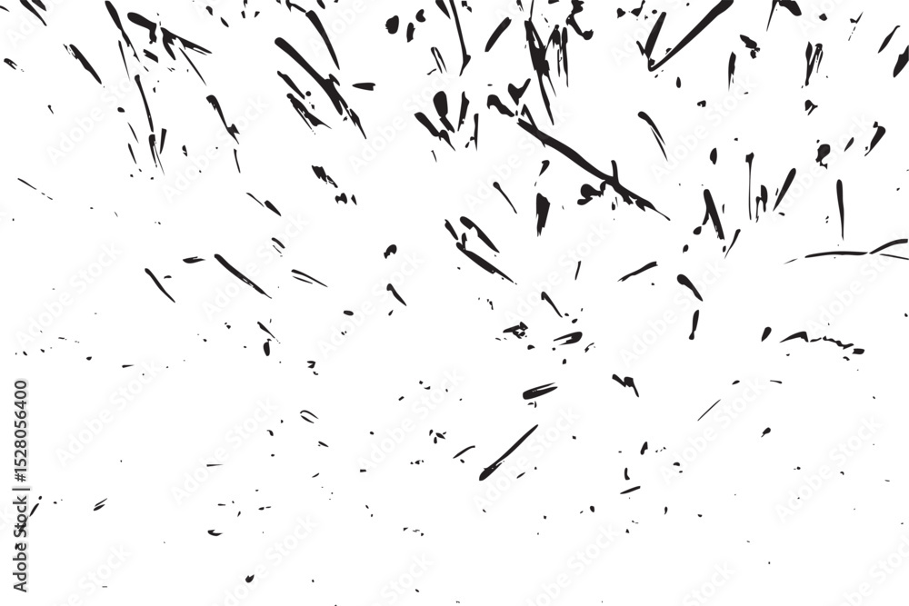 Poster abstract grunge black and white distressed texture overlay effect vector design element