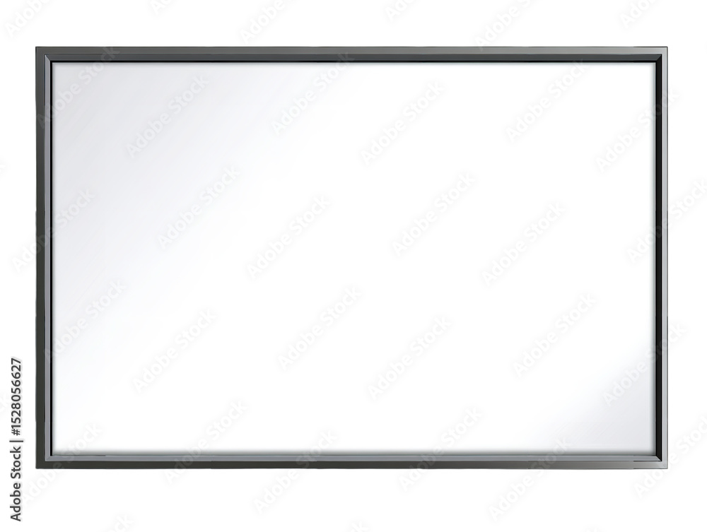 Fototapete a sleek modern empty frame inviting imagination and creative expression with a minimalistic on trans