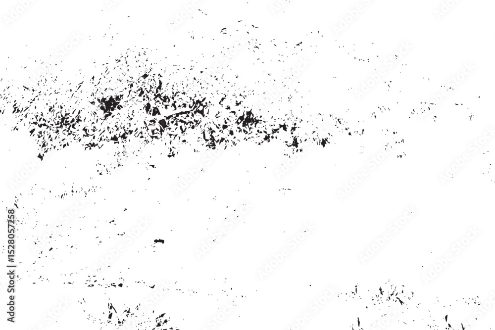 Poster abstract grunge black and white distressed texture overlay effect vector design element